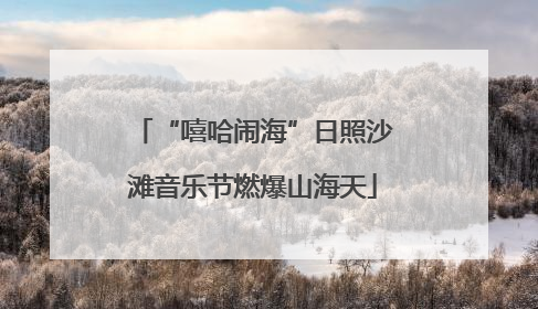 “嘻哈闹海”日照沙滩音乐节燃爆山海天