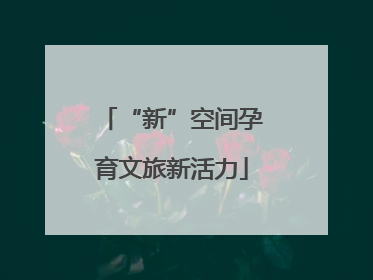 “新”空间孕育文旅新活力