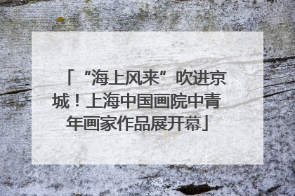 “海上风来”吹进京城！上海中国画院中青年画家作品展开幕