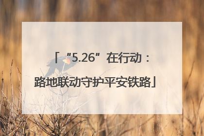 “5.26”在行动：路地联动守护平安铁路