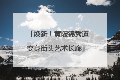 焕新！黄陂锦秀道变身街头艺术长廊