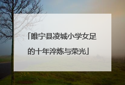 睢宁县凌城小学女足的十年淬炼与荣光