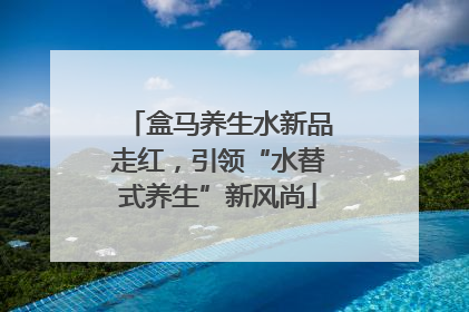 盒马养生水新品走红，引领“水替式养生”新风尚