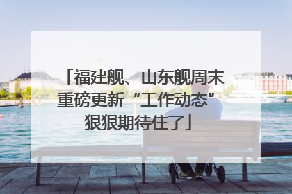福建舰、山东舰周末重磅更新“工作动态” 狠狠期待住了