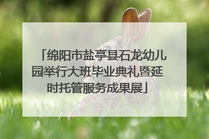 绵阳市盐亭县石龙幼儿园举行大班毕业典礼暨延时托管服务成果展