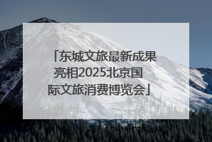 东城文旅最新成果亮相2025北京国际文旅消费博览会