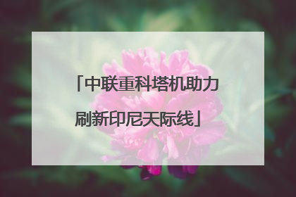 中联重科塔机助力刷新印尼天际线
