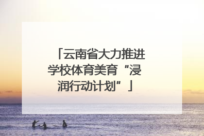 云南省大力推进学校体育美育“浸润行动计划”