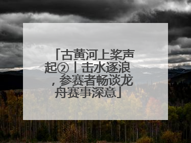 古黄河上桨声起②丨击水逐浪，参赛者畅谈龙舟赛事深意