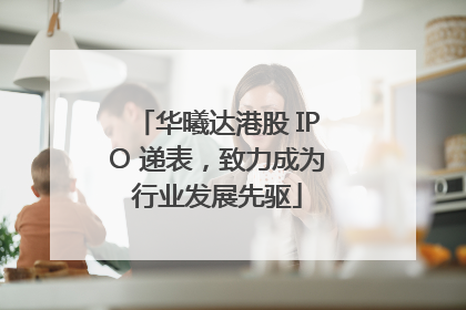 华曦达港股 IPO 递表，致力成为行业发展先驱