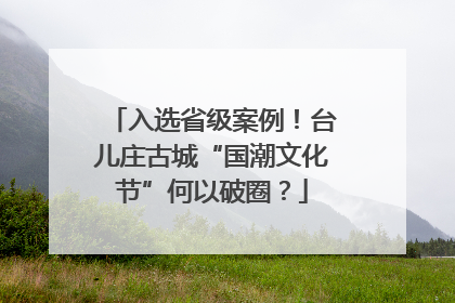 入选省级案例！台儿庄古城“国潮文化节”何以破圈？