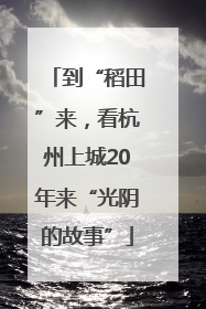 到“稻田”来，看杭州上城20年来“光阴的故事”