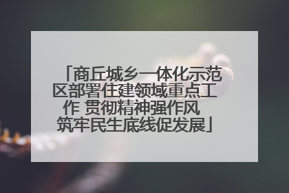 商丘城乡一体化示范区部署住建领域重点工作 贯彻精神强作风 筑牢民生底线促发展
