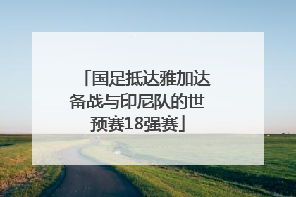 国足抵达雅加达备战与印尼队的世预赛18强赛