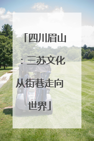 四川眉山：三苏文化从街巷走向世界