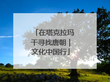 在塔克拉玛干寻找唐朝｜文化中国行