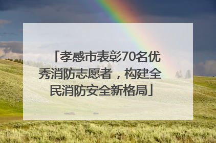 孝感市表彰70名优秀消防志愿者，构建全民消防安全新格局