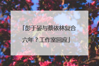 彭于晏与蔡依林复合六年？工作室回应