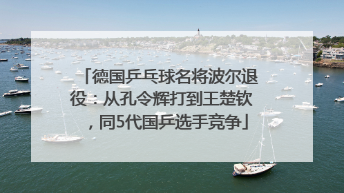 德国乒乓球名将波尔退役：从孔令辉打到王楚钦，同5代国乒选手竞争