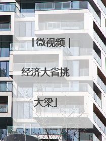 微视频｜经济大省挑大梁
