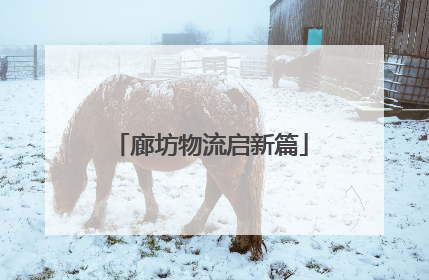 廊坊物流启新篇