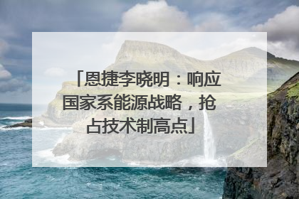 恩捷李晓明：响应国家系能源战略，抢占技术制高点