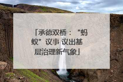 承德双桥：“蚂蚁”议事 议出基层治理新气象