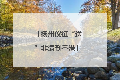 扬州仪征“送”非遗到香港