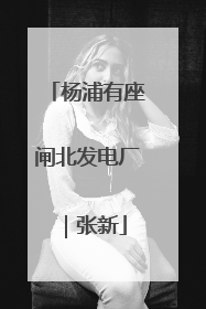 杨浦有座闸北发电厂｜张新