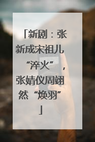 新剧：张新成宋祖儿“淬火”，张婧仪周翊然“焕羽”