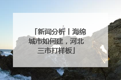 新闻分析丨海绵城市如何建，河北三市打样板