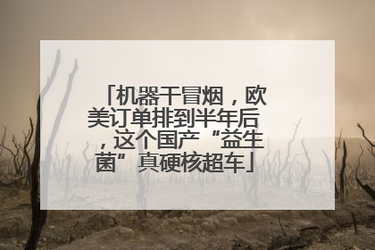 机器干冒烟，欧美订单排到半年后，这个国产“益生菌”真硬核超车