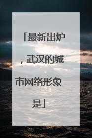 最新出炉，武汉的城市网络形象是