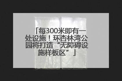 每300米即有一处设施！环杏林湾公园将打造“无障碍设施样板区”