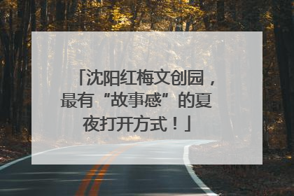沈阳红梅文创园，最有“故事感”的夏夜打开方式！