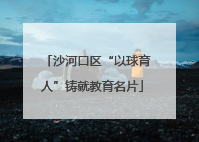 沙河口区“以球育人”铸就教育名片