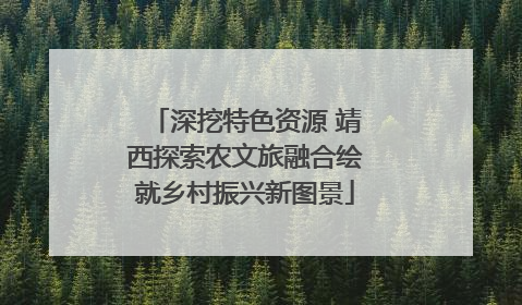 深挖特色资源 靖西探索农文旅融合绘就乡村振兴新图景