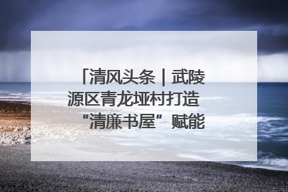 清风头条｜武陵源区青龙垭村打造“清廉书屋”赋能乡村振兴新风尚