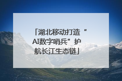 湖北移动打造“AI数字哨兵”护航长江生态链