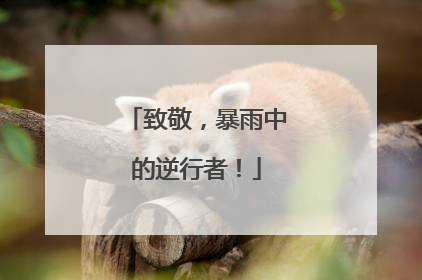 致敬，暴雨中的逆行者！