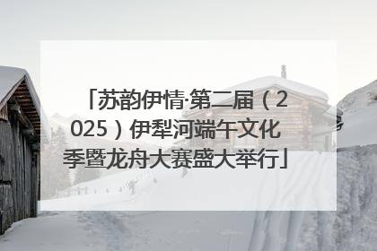 苏韵伊情·第二届（2025）伊犁河端午文化季暨龙舟大赛盛大举行