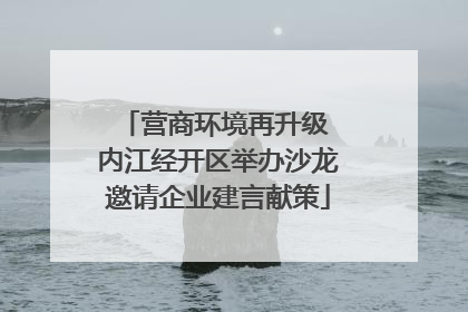 营商环境再升级 内江经开区举办沙龙邀请企业建言献策
