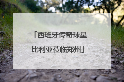 西班牙传奇球星 比利亚莅临郑州