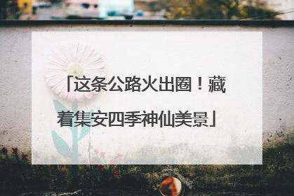 这条公路火出圈！藏着集安四季神仙美景