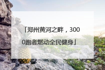 郑州黄河之畔，3000跑者燃动全民健身