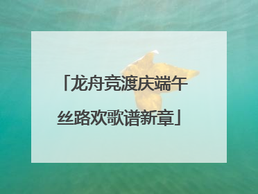 龙舟竞渡庆端午 丝路欢歌谱新章