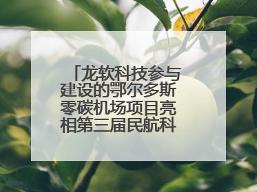 龙软科技参与建设的鄂尔多斯零碳机场项目亮相第三届民航科教创新成果展