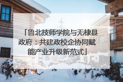 鲁北技师学院与无棣县政府：共建政校企协同赋能产业升级新范式