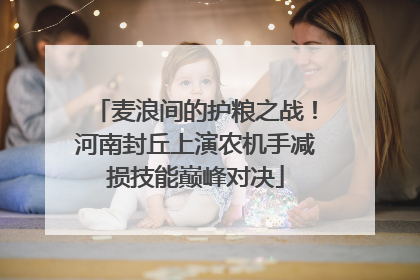 麦浪间的护粮之战！河南封丘上演农机手减损技能巅峰对决