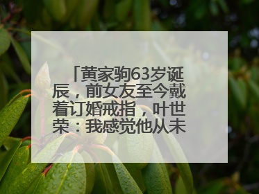 黄家驹63岁诞辰，前女友至今戴着订婚戒指，叶世荣：我感觉他从未离开过
